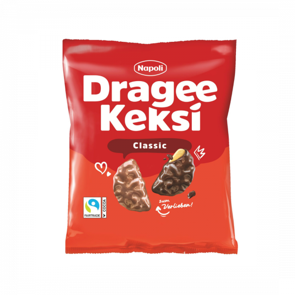 Napoli Dragee Keksi Classic, gemischt, 165 Gramm Packung